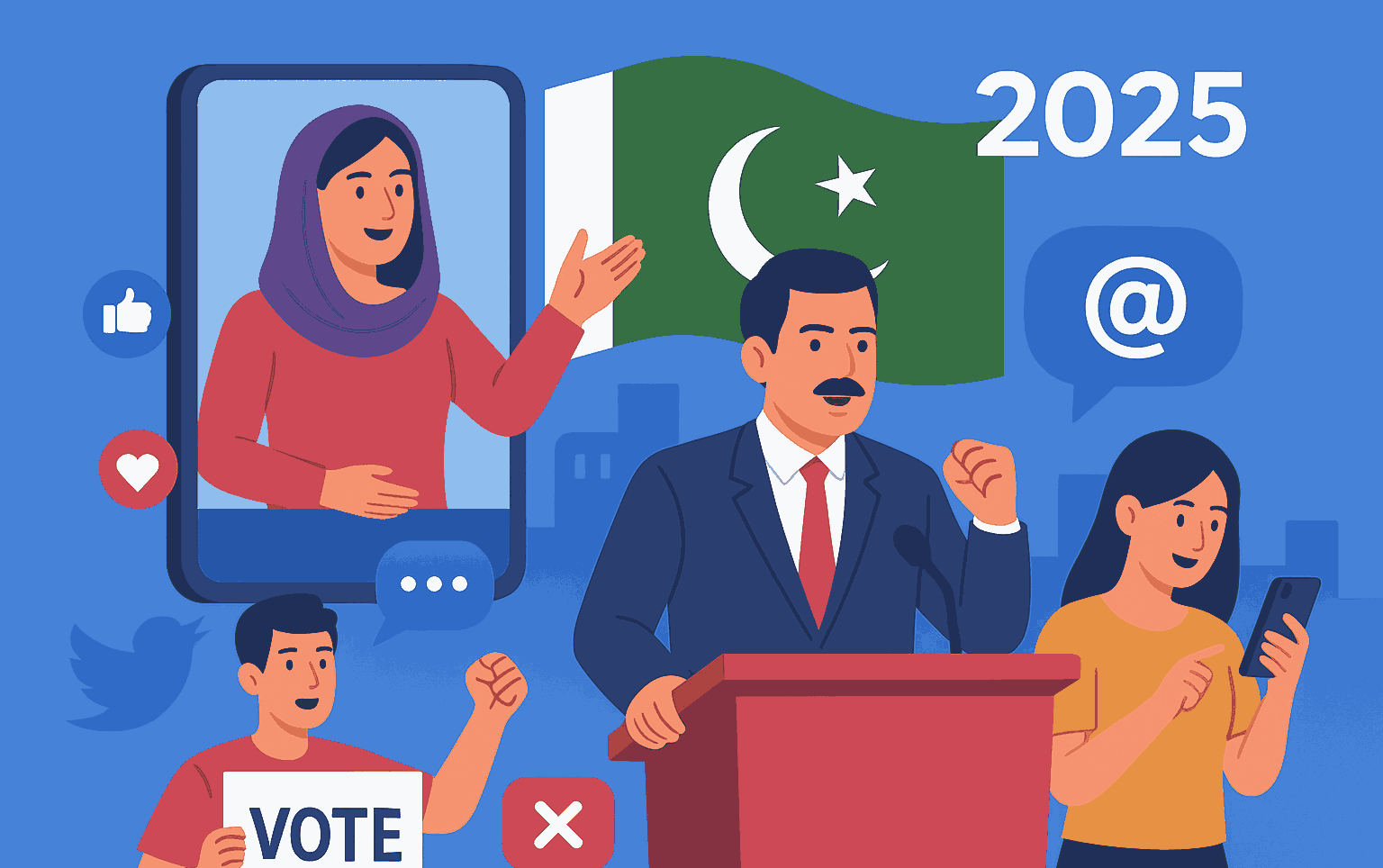 The Impact of Social Media on Political Campaigns in Pakistan: A 2025 Outlook
