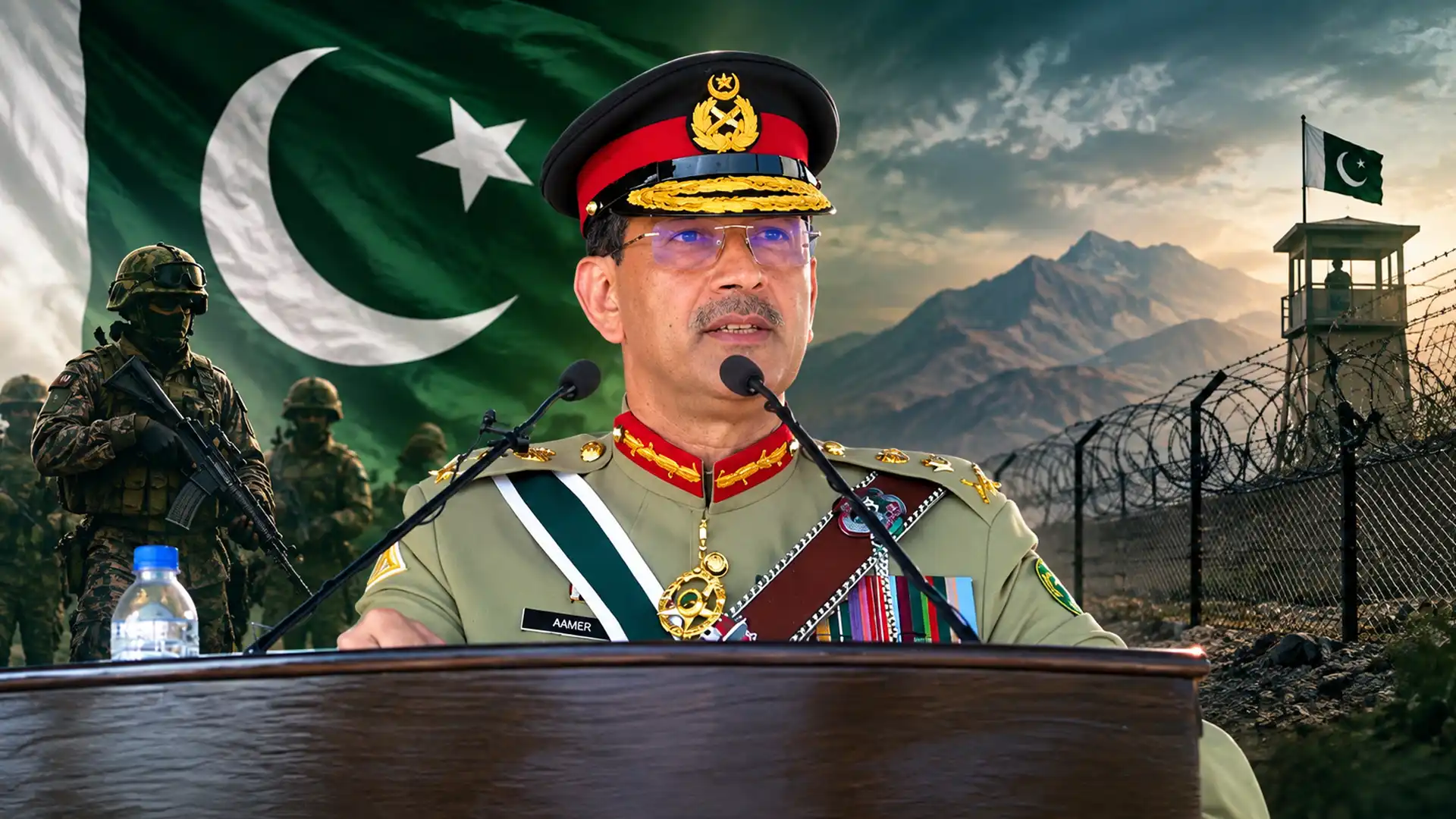 Gen Aamer Raza Warns Against Cross-Border Aggression