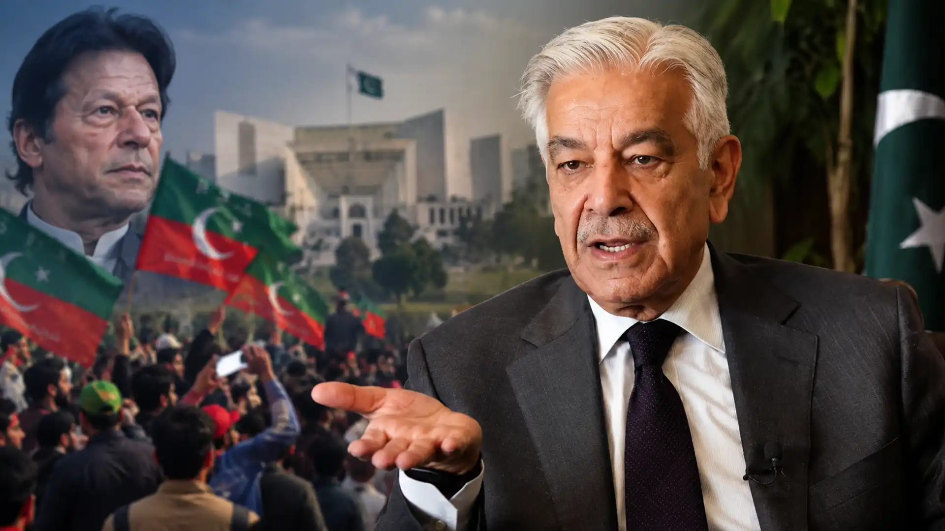 Khawaja Asif Warns PTI Against Pressuring Govt