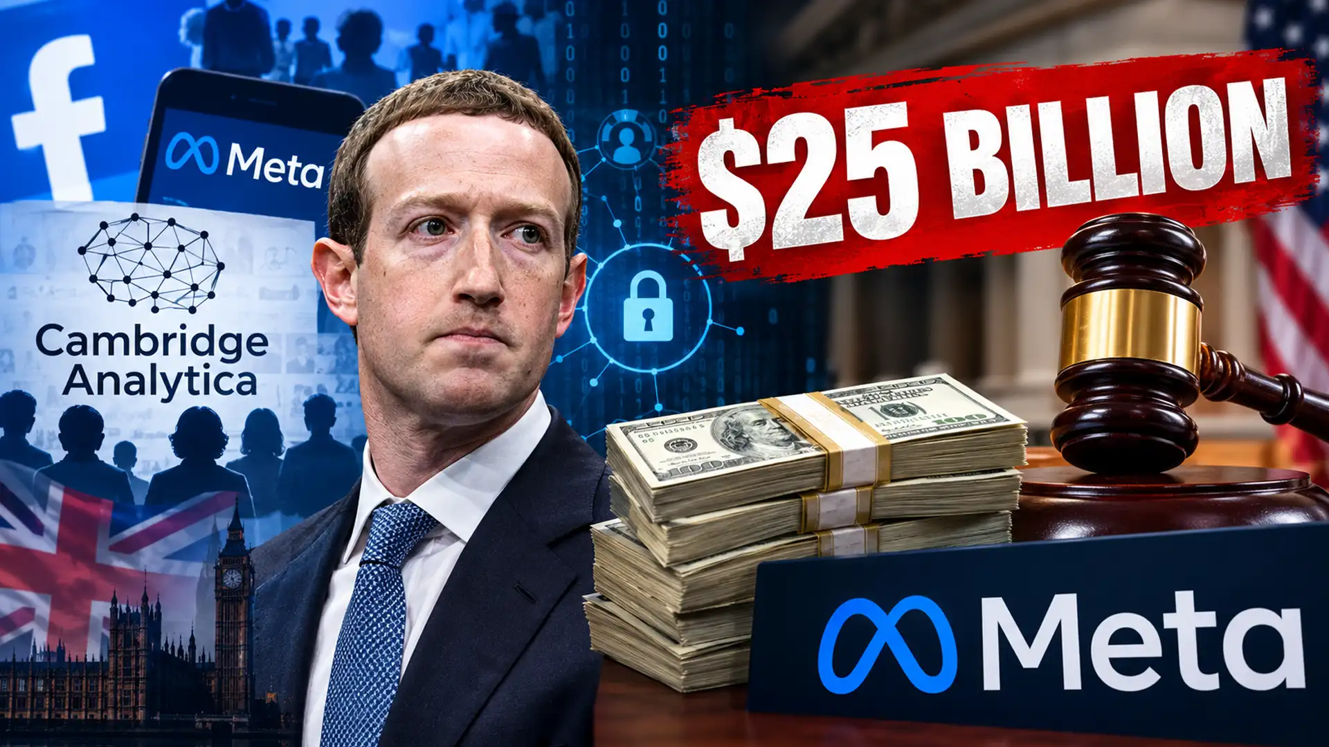 Meta Ordered to Pay $25 Billion in Facebook Privacy Case