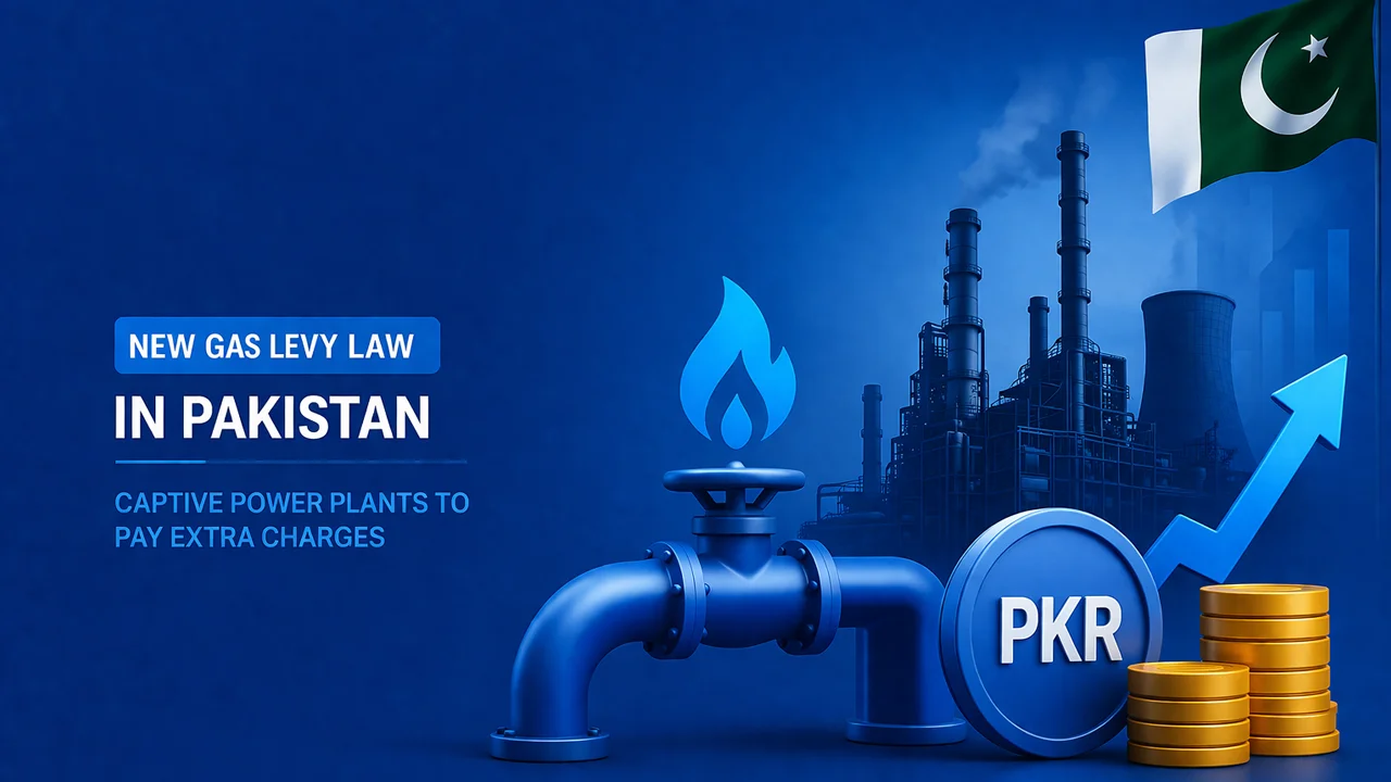 New Gas Levy Law in Pakistan: Captive Power Plants to Pay Extra Charges