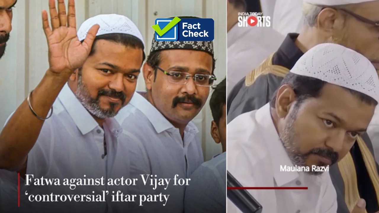 Old Video of Thalapathy Vijay at Iftar Falsely Linked to Tamil Nadu Election Win