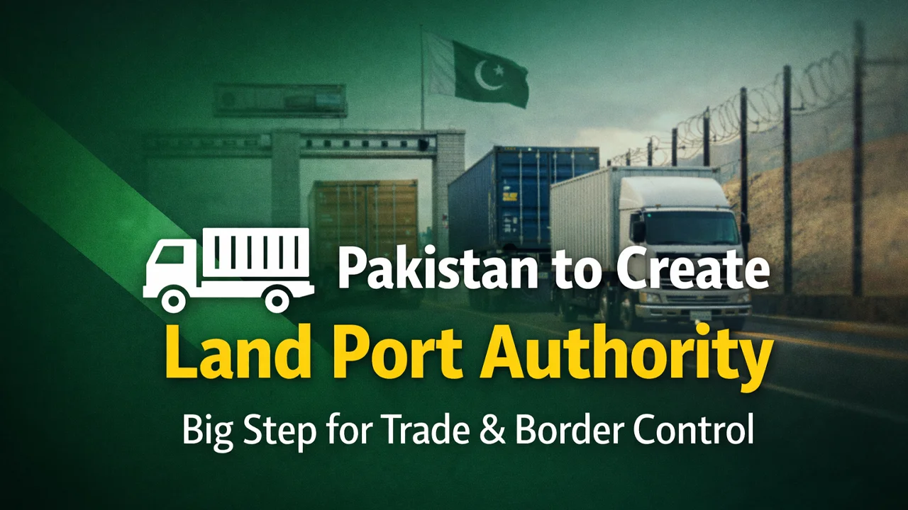 Pakistan to Create Land Port Authority: Big Step for Trade & Border Control