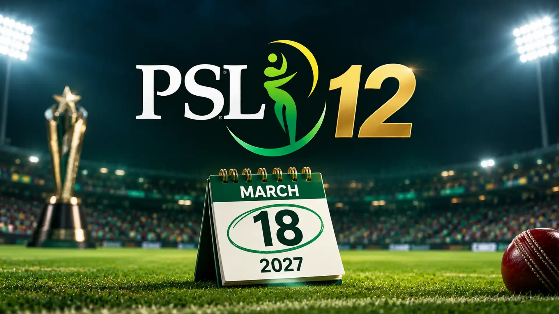 PSL 12 to Start on March 18, 2027, PCB Announces