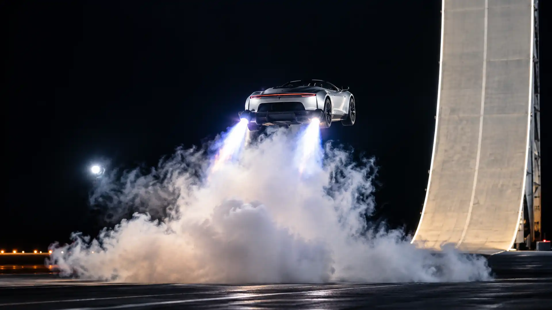 Tesla Roadster to Use SpaceX Thrusters for Mid-Air Turns
