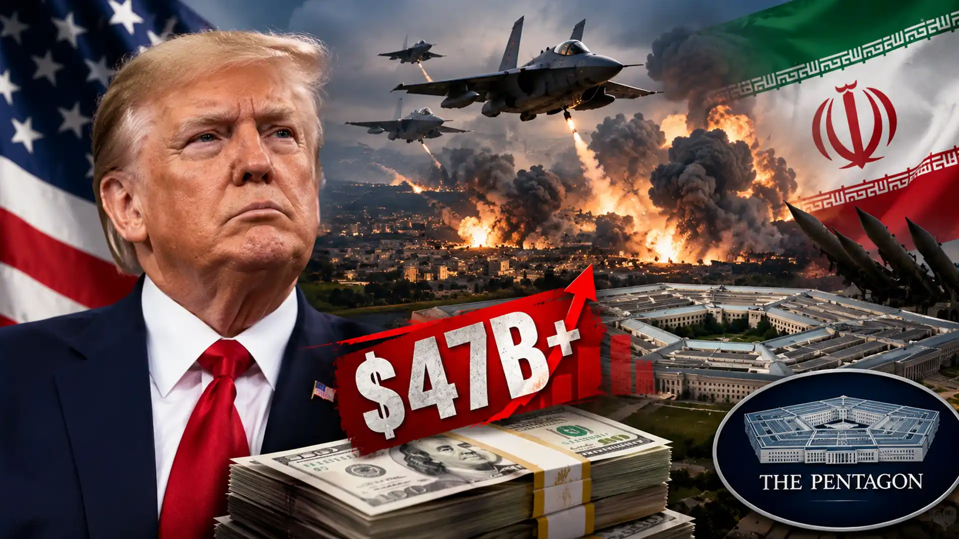 US Iran War Bill Exceeds $47 Billion, Pentagon Says