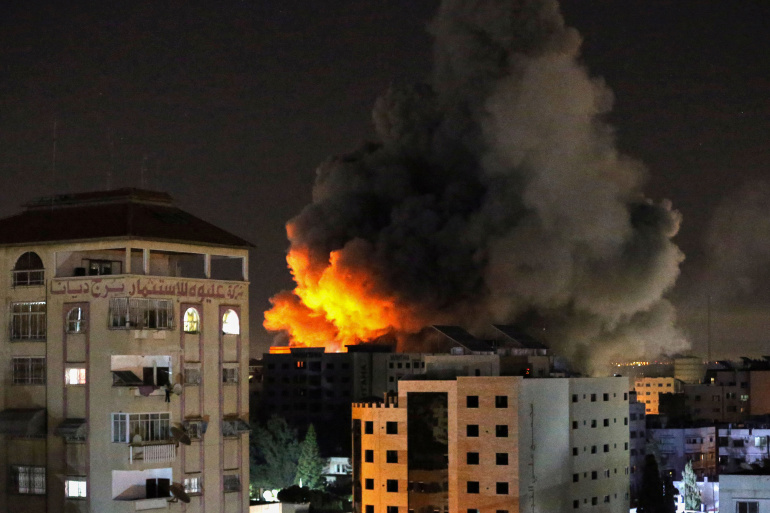 death-toll-of-palestinians-from-israeli-air-strikes-on-gaza-reaches-35