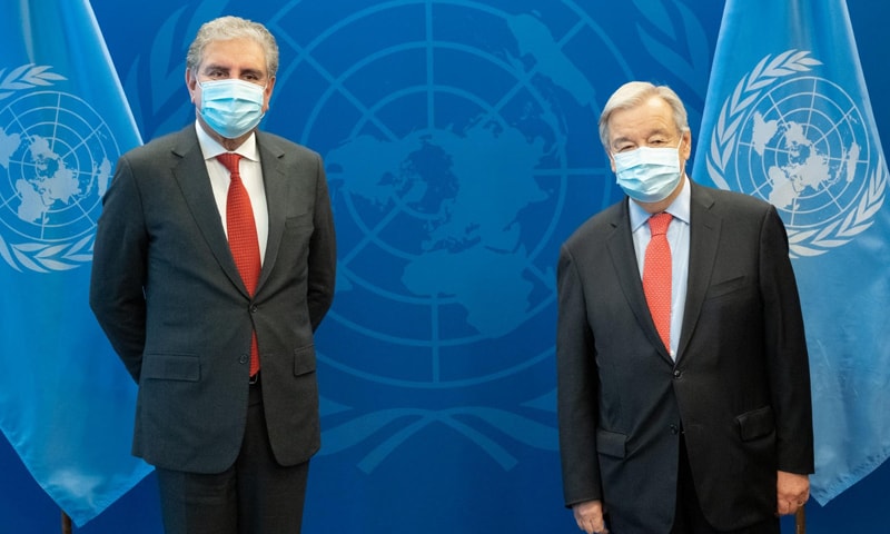 in-meeting-with-un-chief-qureshi-calls-for-urgent-action-on-humanitarian-crisis-in-afghanistan