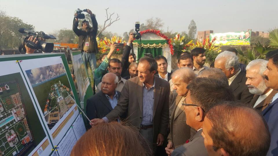 pm-shehbaz-lays-foundation-stone-of-bab-e-pakistan-in-lahore