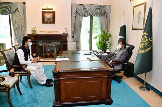 sapm-usman-dar-calls-on-pm-imran