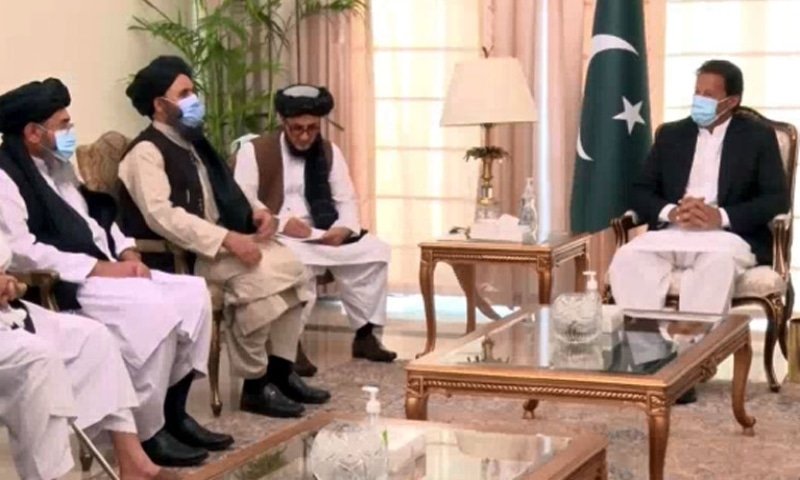 taliban-said-they-will-not-negotiate-till-ashraf-ghani-is-president-saya-pm-imran-khan