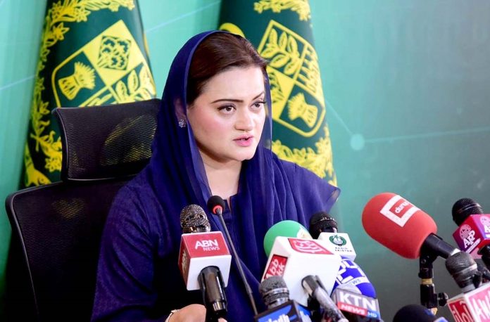 vandalism-by-pti-activists-proves-imran-can-t-face-courts-says-marriyum