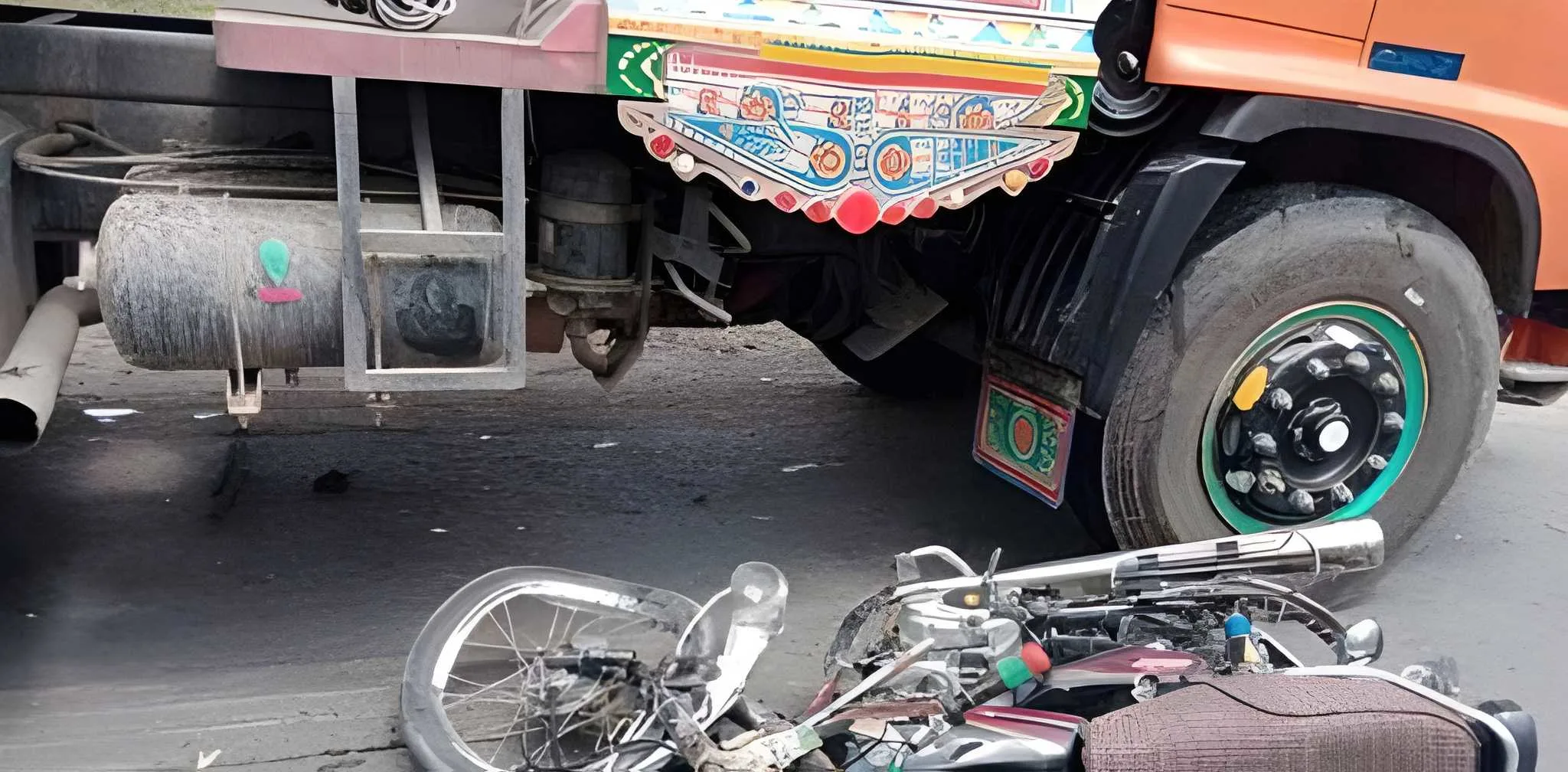 water-tanker-hits-injures-motorcyclist-in-karachi